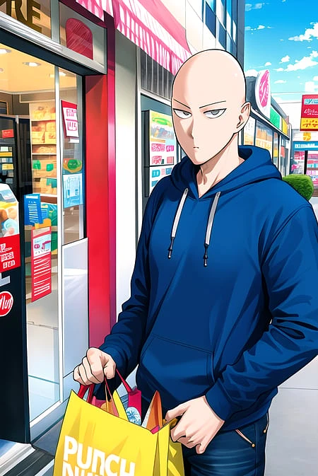 Featured image #1 for Murata Yusuke (One Punch Man) Style LoRA