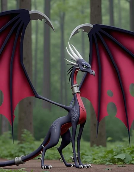 Featured image #1 for (XL-Pony-FLUX ) Adult Corrupted Cynder - The legend of Spyro