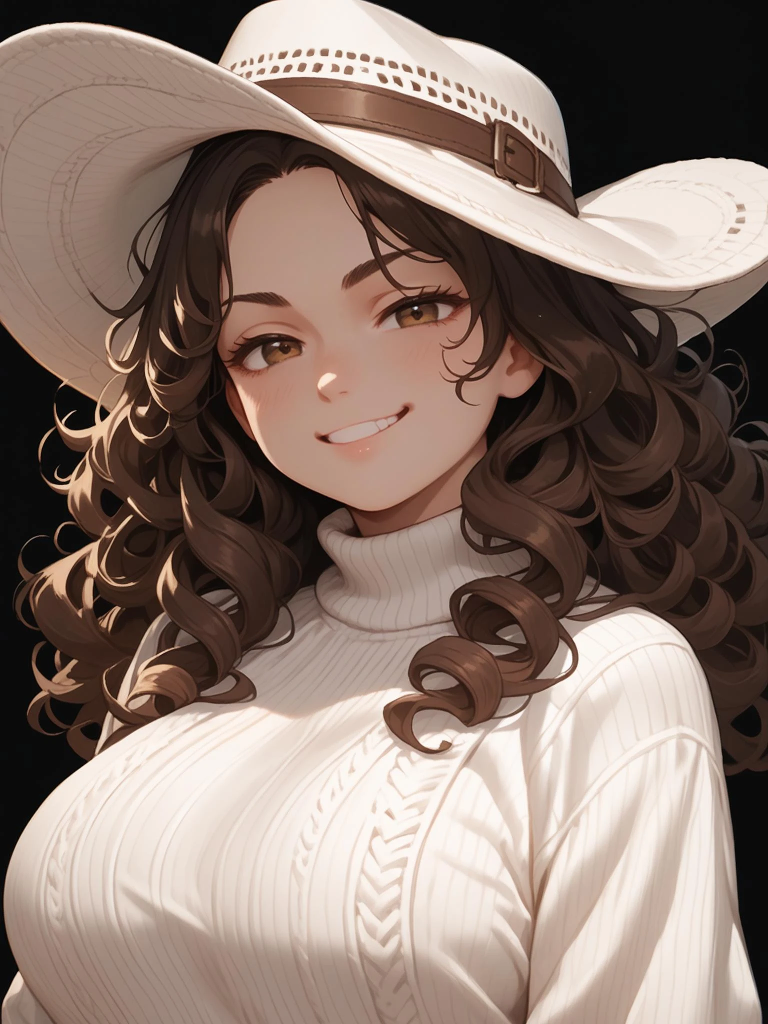Featured image #4 for Crochet Cowboy Hat (Illustrious/Pony)