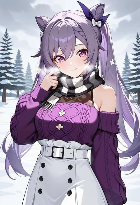 Featured image #2 for Keqing (Genshin Impact) SDXL LoRA [Illustrious] | 3 Outfits