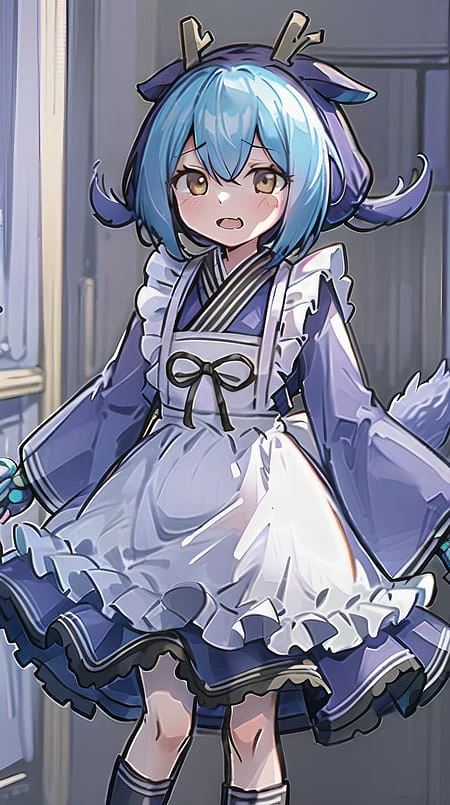 Featured image #1 for Laundry Dragonmaid LoRA (Yu-Gi-Oh! TCG card)