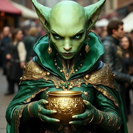 Featured image #5 for DnD Emerald and Gold Fantasy
