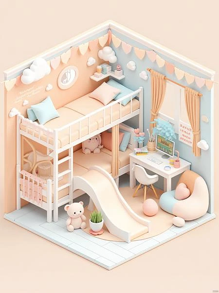 Featured image #3 for 等轴3d房间 Isometric 3d room V2.0