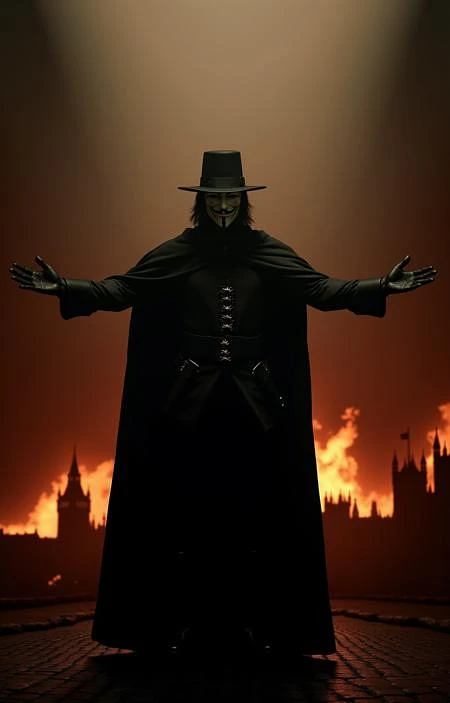Featured image #5 for V for Vendetta - Flux1.D & SDXL