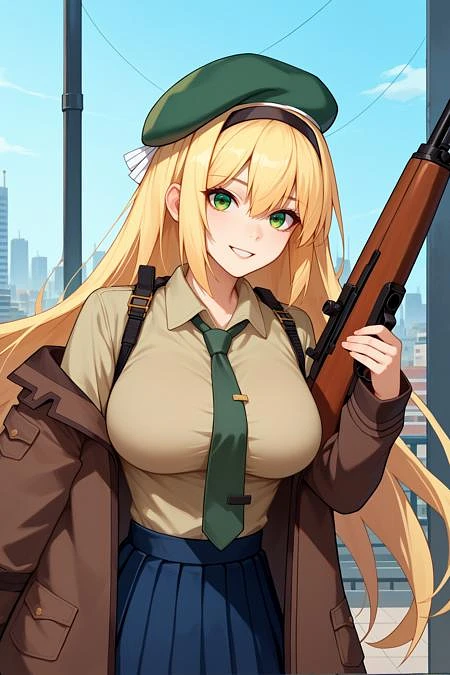 Featured image #3 for M1 Garand/M1ガーランド (Girls' Frontline) SDXL LoRA [Pony Diffusion]