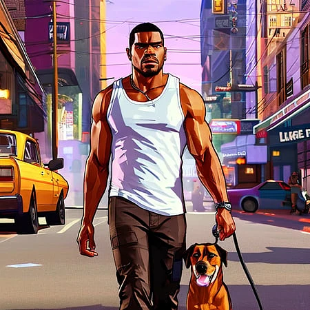 Featured image #4 for GTA768 Art Style Embedding for version 2.X