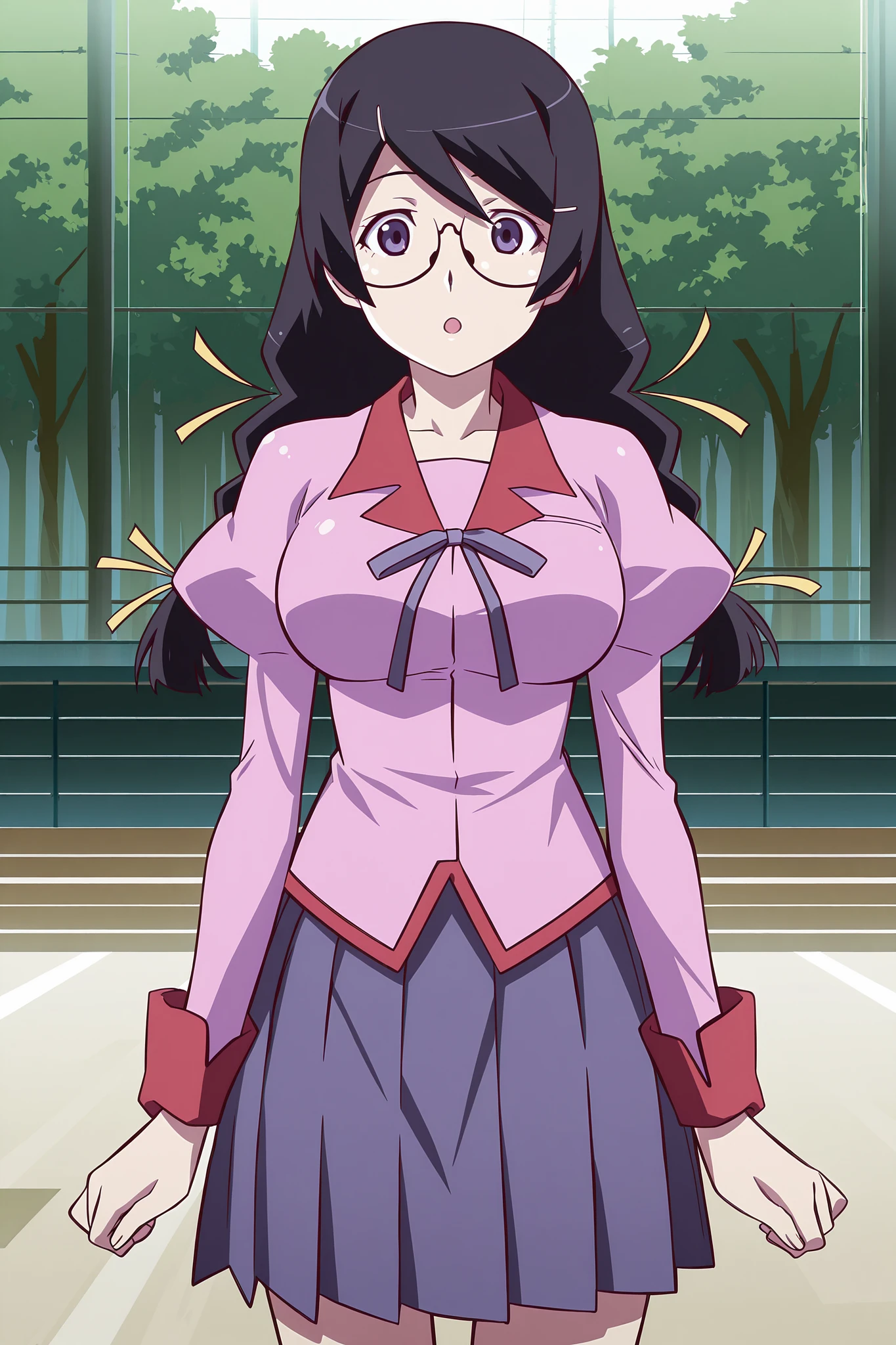 Featured image #4 for Tsubasa Hanekawa and Black Hanekawa (Monogatari Series) - Commission!