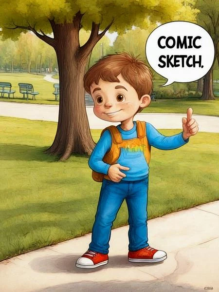 Featured image #6 for Comic Sketch - CE - SDXL & Flux