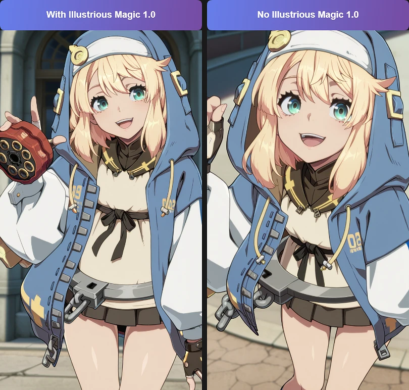 Featured image #2 for ✨ Illustrious Magic ✨ : Better Shaders for "Illustrious" Models, for Anime Images