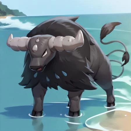 Featured image #1 for Paldean Tauros Aqua Breed (Pokemon)