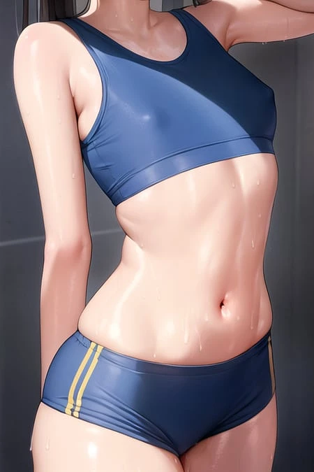 Featured image #4 for see-through swimsuit and shiny skin