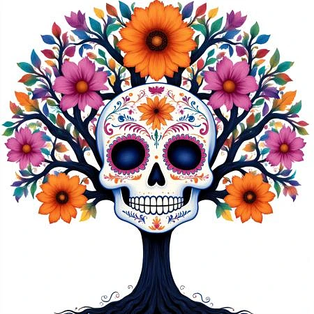 Featured image #2 for Vibrant Calavera (SD1, SDXL, Pony, Flux)