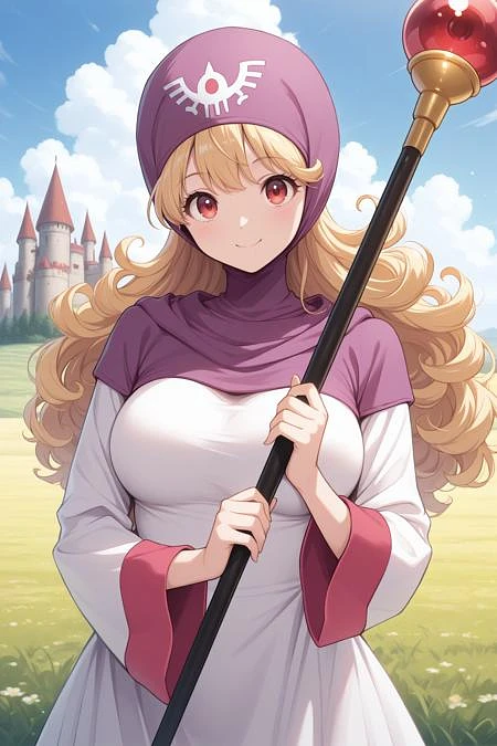 Featured image #2 for Princess of Moonbrooke/ムーンブルクの王女 (Dragon Quest II) SDXL LoRA [Illustrious]