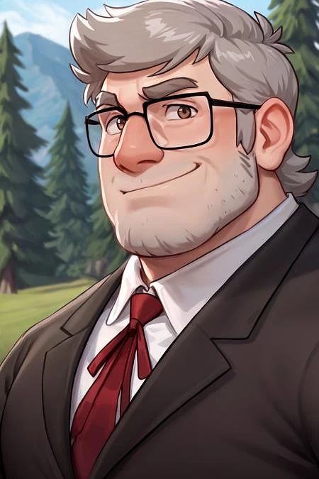 Featured image #1 for Stanley (Stan) Pines - Gravity Falls [LoRA]