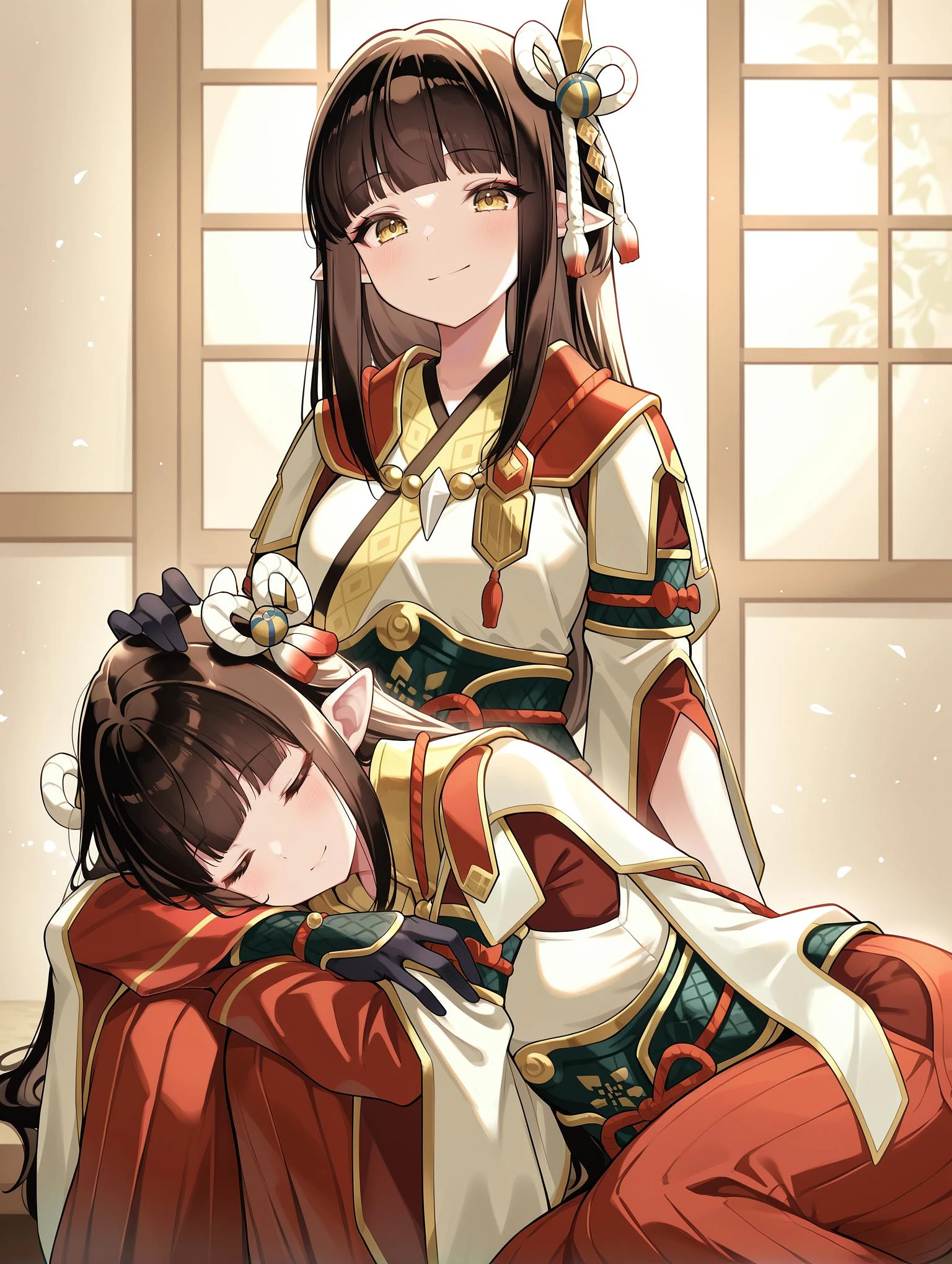 Featured image #1 for Monster Hunter (Rise) - Hinoa and Minoto  (ヒノエ & ミノト) illusXL