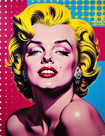 Featured image #1 for Pop Art Style - Roy Lichtenstein - FLUX