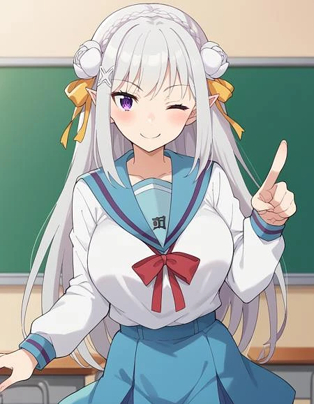 Featured image #3 for Emilia (エミリア) - Re:Zero (Re：ゼロから始める異世界生活) - COMMISSION