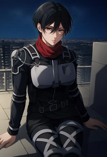 Featured image #2 for Mikasa Akermann (Pre- and Post-Timeskip) (Attack on Titan)