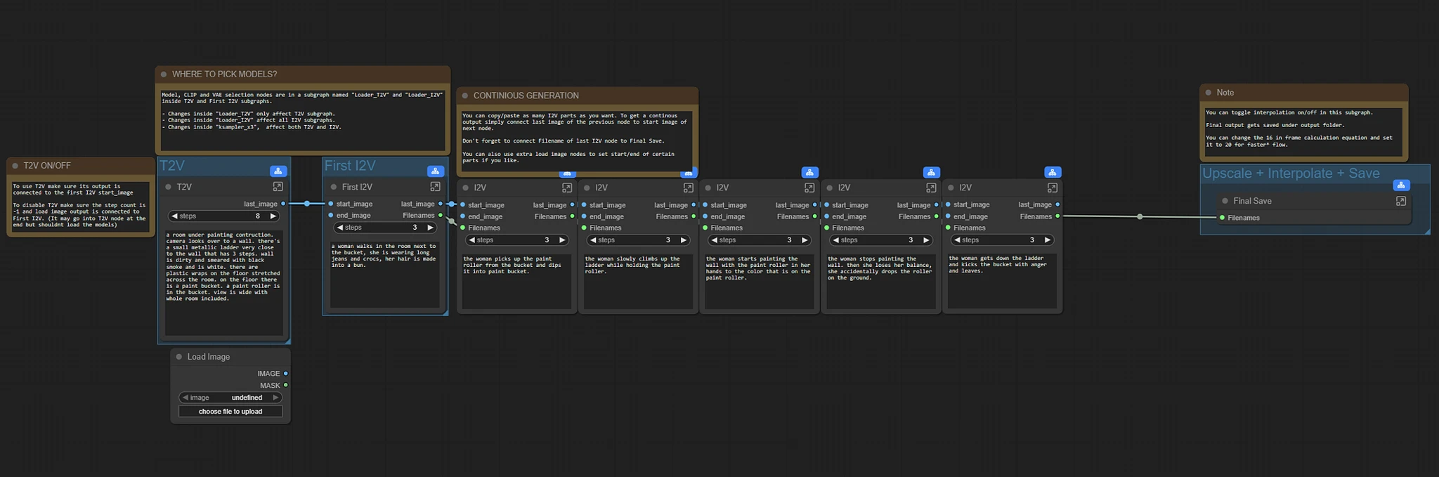 Featured image #3 for Wan2.2 - continous generation (subgraphs)