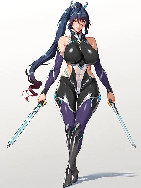 Featured image #3 for Uehara Rin (Hentai: Taimanin) PonyXL / NoobAI Illustrious (Epsilon / V-pred) / SD1.5