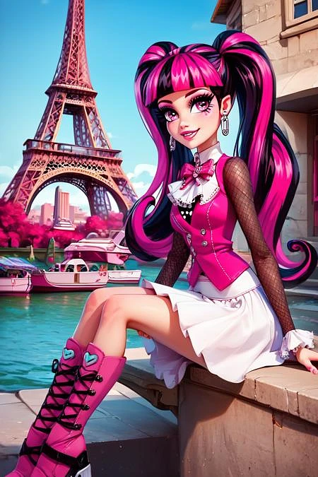 Featured image #5 for Draculaura: Fangtastic Fashion (Monster High) [Pony & SD1.5]