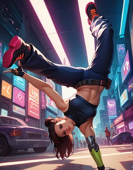 Featured image #2 for Breakdancing PONY XL (Concept)