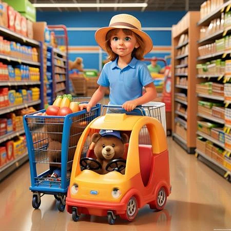 Featured image #6 for Grocery store car cart - XL