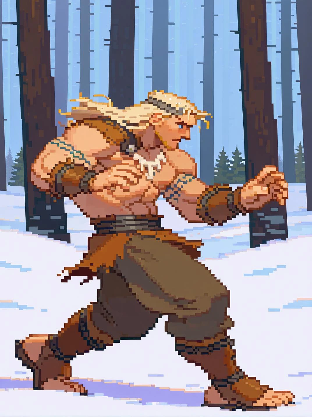 Featured image #2 for Street Fighter III  / Pixel Art - (Retro Video Game) - STYLE - | Illustrious XL | - COMMISSION by YeiyeiArt