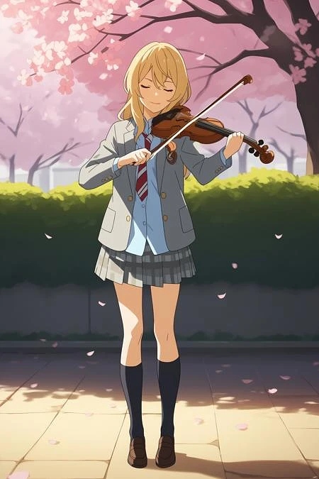 Featured image #4 for Kaori Miyazono (宮園かをり) - Your Lie in April (四月は君の嘘) (Anime Style)