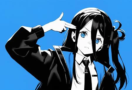 Featured image #3 for p3r style/Persona3/High-Contrast Persona Portraits(NoobAIXL)