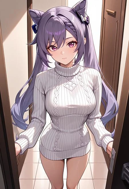 Featured image #5 for Keqing (Genshin Impact) SDXL LoRA [Illustrious] | 3 Outfits