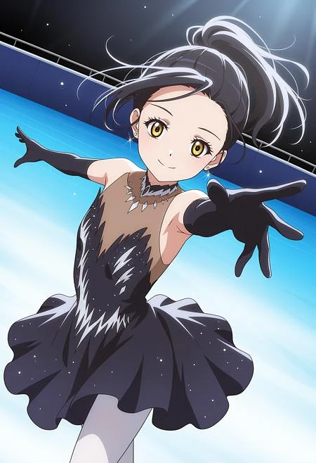 Featured image #1 for 【Illustrious&pony】Medalist_Hikaru KAMISAKI丨メダリスト_狼嵜光丨金牌得主_狼嵜光