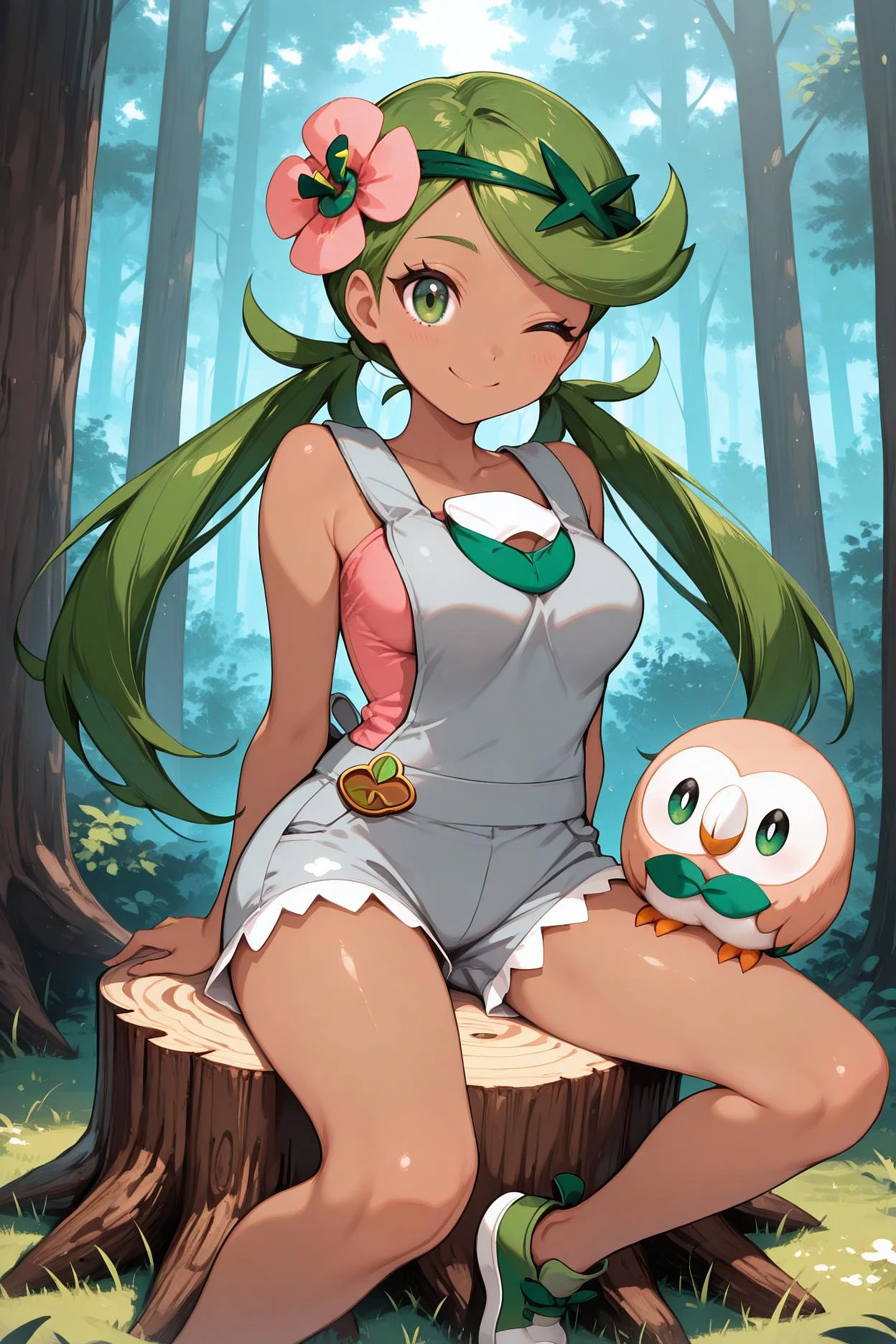 Featured image #3 for Mallow/マオ (Pokemon Sun and Moon) SDXL LoRA [Illustrious]