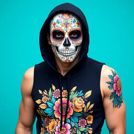 Featured image #4 for Vibrant Calavera (SD1, SDXL, Pony, Flux)