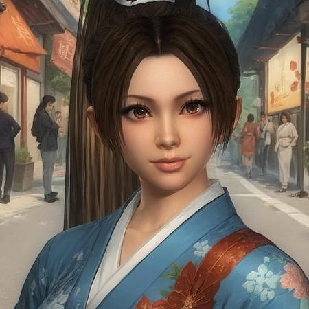 Featured image #4 for 【Pony XL】Mai Shiranui 不知火舞 DOA5LR LoRA ◤Louiswolf_style◢