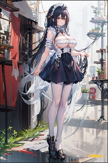Featured image #3 for Indomitable (Azur Lane) Maid Costume 不挠 女仆皮肤 