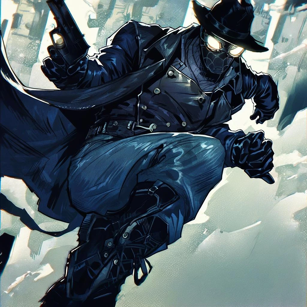 Featured image #1 for Spider-Man Noir - Character LoRA (PonyXL)