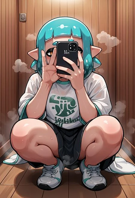 Featured image #5 for Sumaho Kao Kakushi スマホ顔隠し Selfie Concept - Lora Pony