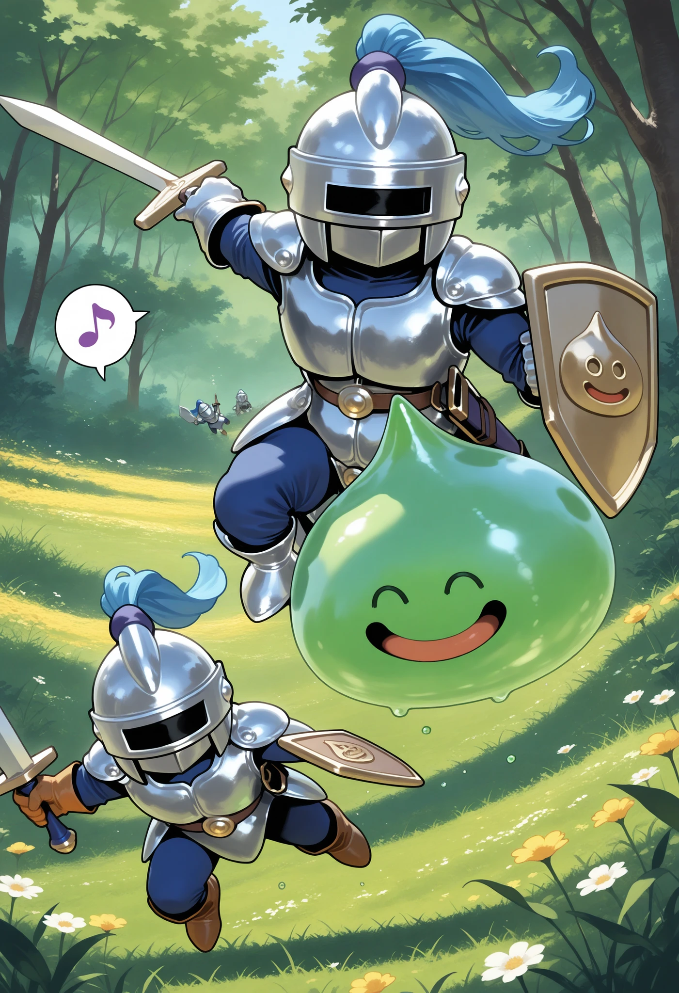 Featured image #5 for Slime knight / スライムナイト (Dragon Quest) Pony/IL/NAI