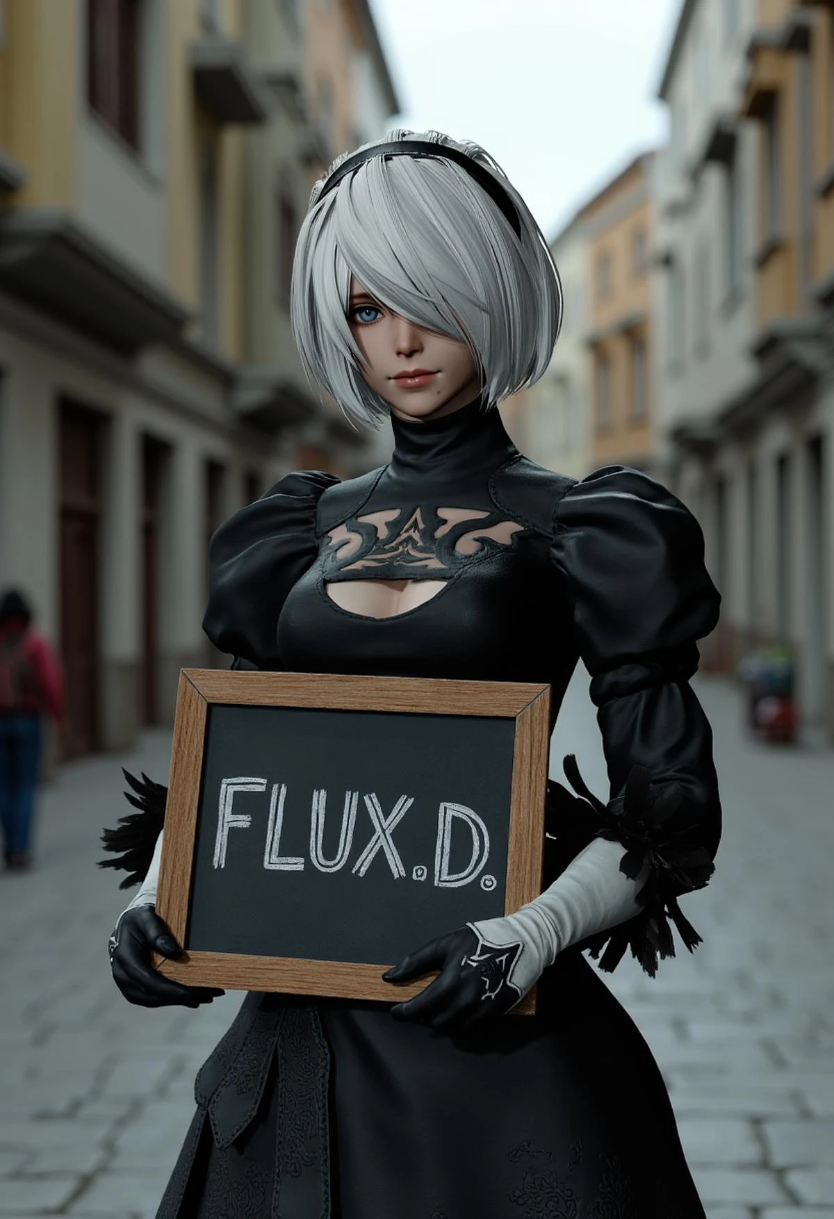Featured image #6 for [Wan2.2 T2V & FLUX.1 D & XL & 1.5] 2B (‎YoRHa No.2 Type B) Nier:Automata