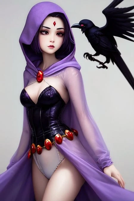 Featured image #1 for Raven LoRA