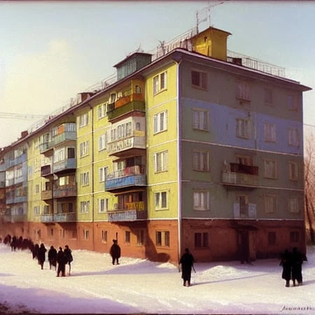 Featured image #3 for Панельки (Khrushchevka Diffusion)