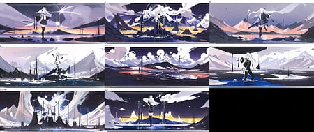 Featured image #1 for stylized scene concept design model