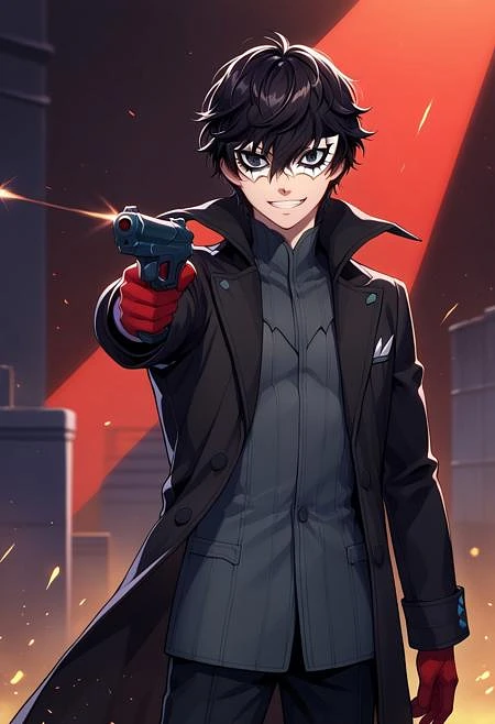 Featured image #3 for Ren Amamiya / Akira Kurusu / Joker / MC - Persona 5 (Commission)
