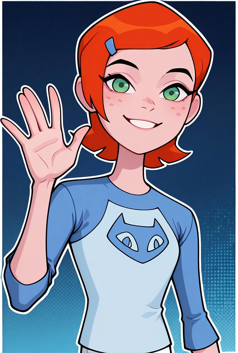 Featured image #3 for Gwen Tennyson Omniverse Flashback -- Ben 10 Omniverse Illust+1.5
