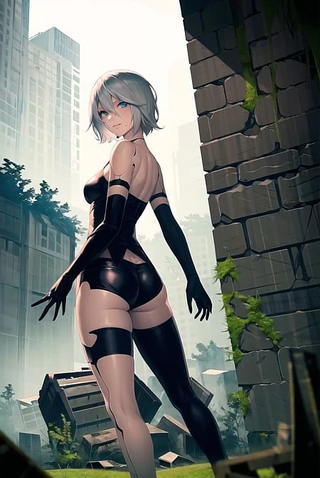 Featured image #3 for A2 (NieR:Automata) LoRA / YorHA edition