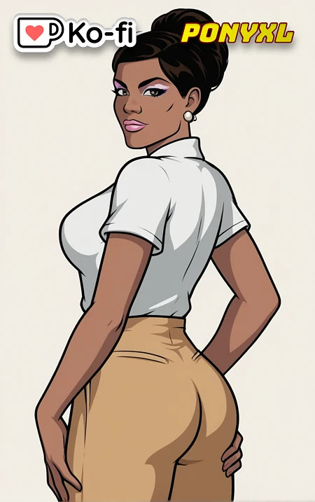 Featured image #1 for Archer TV Series | SFW/NSFW Style LoRA | PDXLOWNWAIFU