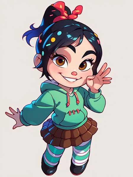 Featured image #2 for Vanellope Von Schweetz - Wreck-It Ralph / Disney Pixar - | XL PONY | - by YeiyeiArt