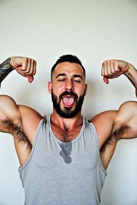 Featured image #6 for Sweaty Shirt / Armpit Sweat / Pit stains / Wet Spots – Flux Dev.1