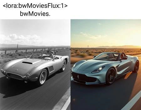 Featured image #2 for 40s Black and White Movie Style + Color Highlight [Flux/PonyXl]